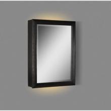 Fairmont Designs Canada 1511-MC20LED-R - Charlottesville w/Nickel 20'' LED Medicine Cabinet - right -  Vintage Black