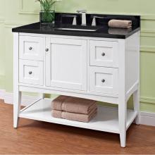 Fairmont Designs Canada 1512-VH42 - Shaker Americana 42'' Open Shelf Vanity - Polar White