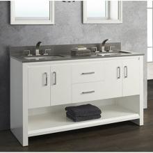Fairmont Designs Canada 1517-V6021D - Studio One 60'' Double Bowl Vanity - Glossy White