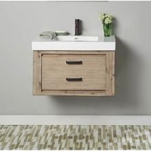 Fairmont Designs Canada 1530-WV3018 - Oasis 30x18'' Wall Mount Vanity - Sand Pebble