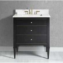 Fairmont Designs Canada 1539-V30 - Charlottesville w/Brass 30'' Vanity - Vintage Black