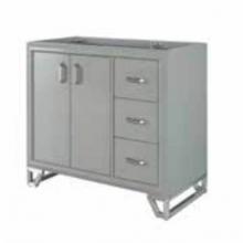 Fairmont Designs Canada 1546-V36R - Revival 36'' Vanity Drawer-right - Glossy Medium Gray