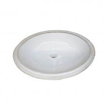 Fairmont Designs Canada S-100WH - White (WH) Oval Ceramic Undermount Sink
