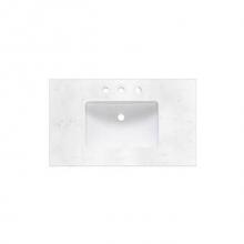 Fairmont Designs Canada TQ-S3622CQ8 - 2inch - 36'' Carrera (CQ) Quartz Top - 8'' widespread