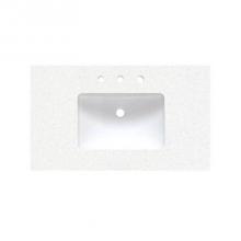 Fairmont Designs Canada TQ-S4222SG8 - 2inch - 42'' Spectre Grey (SG) Quartz Top - 8'' widespread