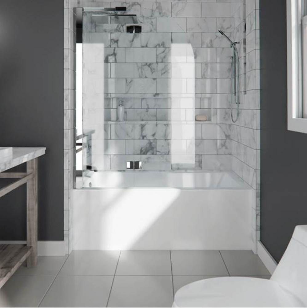 ALBANA bathtub 32X66 AFR with Tiling Flange, Right drain