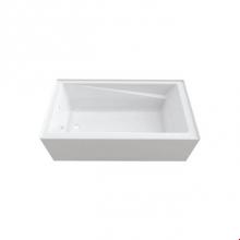 Neptune Entrepreneur Canada 220164-131-001 AFR JG/SL - AZEA bathtub 32x60 AFR with Tiling Flange and Skirt, Left drain, Whirlpool/Activ-Air, White AZEA32