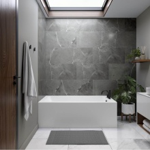 Neptune Entrepreneur Canada 220506-000-001-400 - Pia 3660 IFS AFR Acrylic Right Corner Left-Hand Drain Bathtub in White