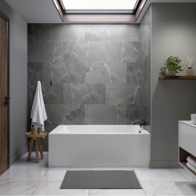 Neptune Entrepreneur Canada 220506-000-001-100 - Pia 3660 IFS AFR Acrylic Left Corner Left-Hand Drain Bathtub in White