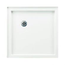 Neptune Entrepreneur Canada 220098-500-001-000 - Zen 3636 Acrylic Corner Shower Base in White with Center Drain