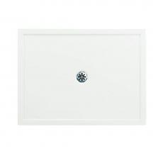 Neptune Entrepreneur Canada 220100-501-001-000 - Zen 4836 Acrylic Alcove Shower Base in White with Center Drain