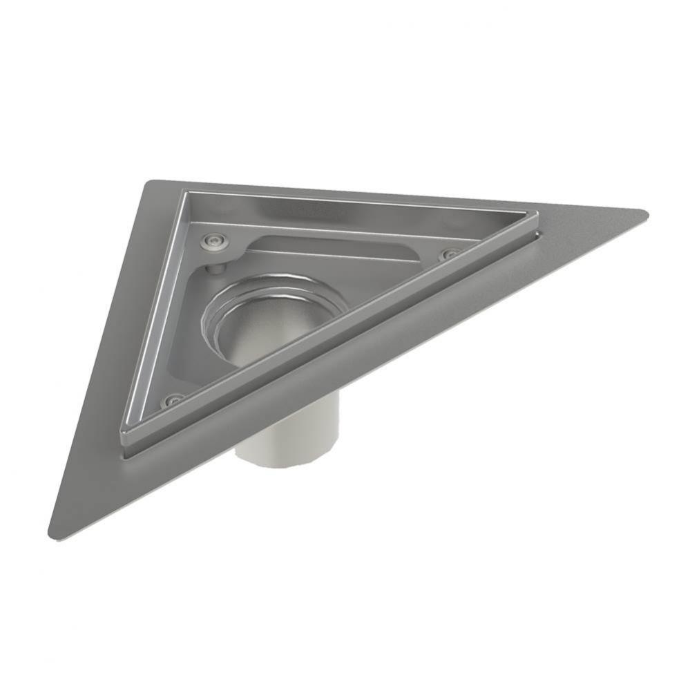 6'' x 6'' triangular flange Edge SS channel with menbrane
