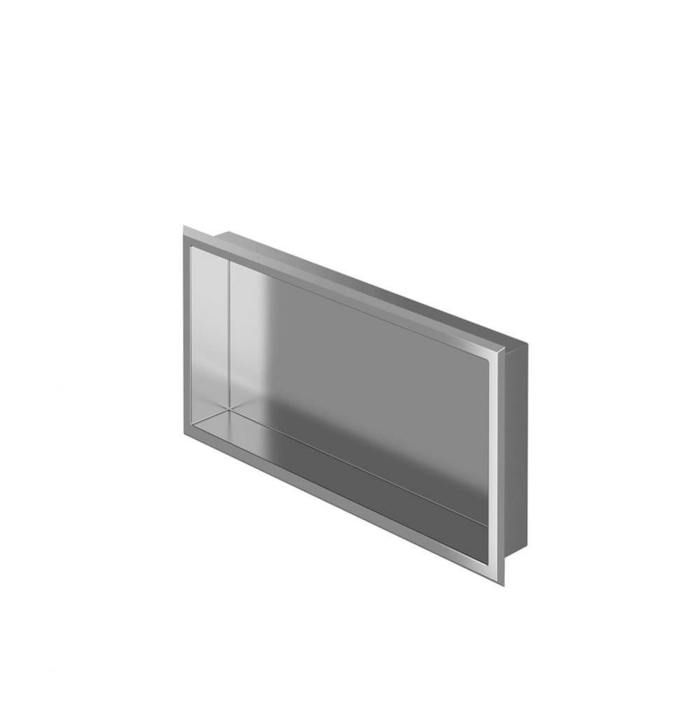 Stainless steel niche 12'' x 24'' x 3-3/4'' (305mm x 610mm x 95mm)