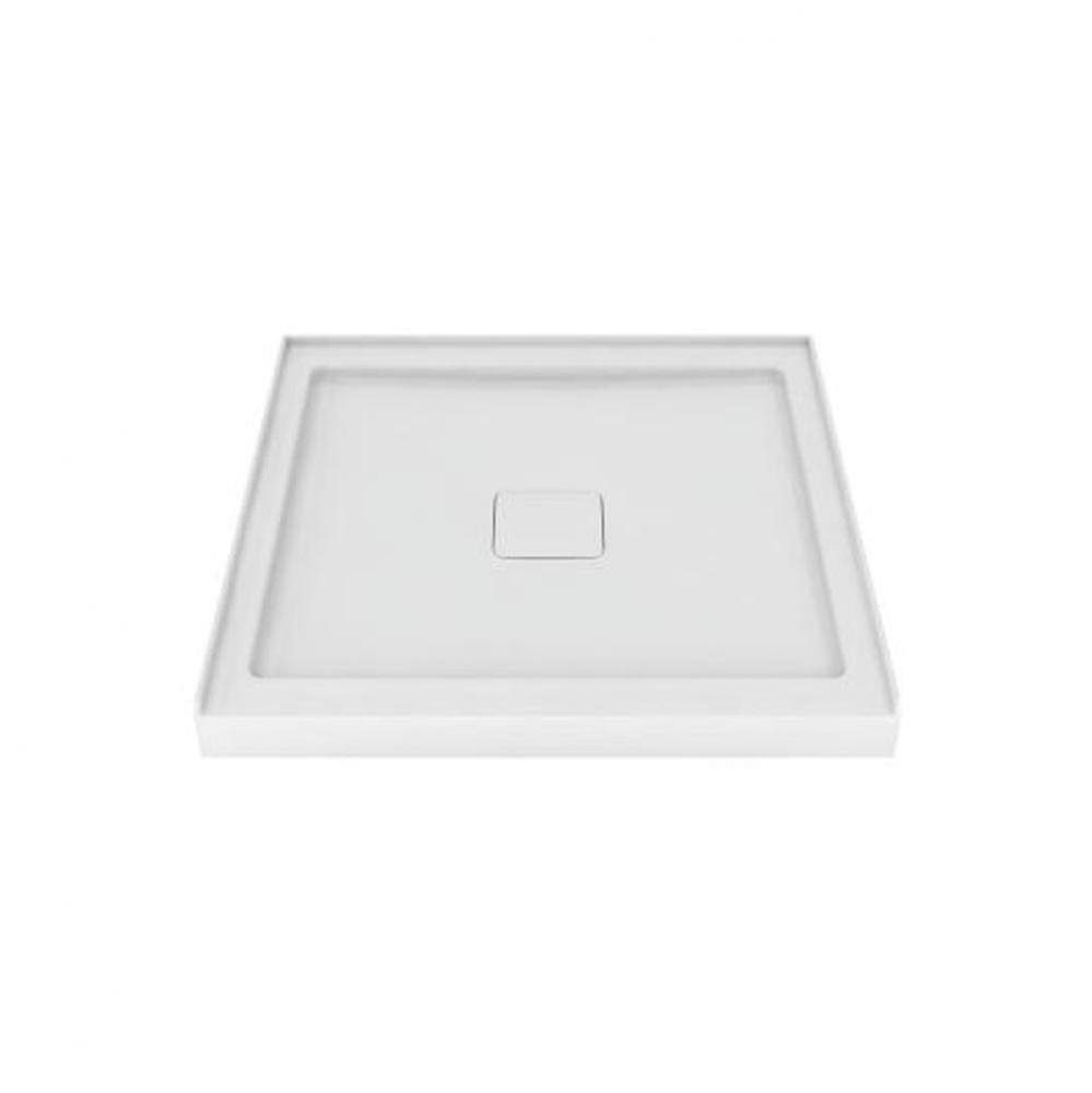 Shower Tray Square Built In 42X42 White