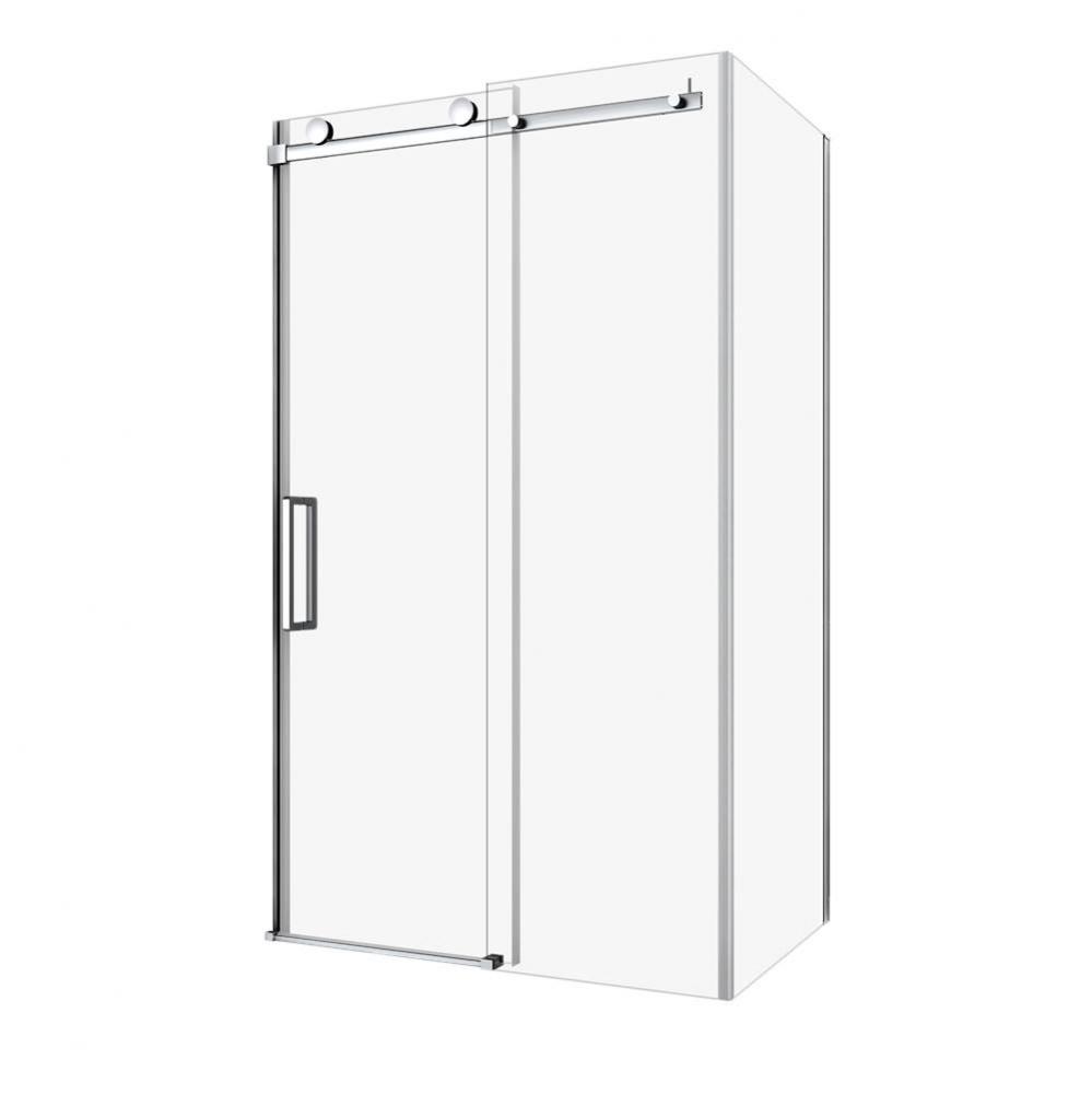 Return panel 32'' Bellini chrome clear