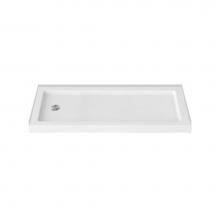 Zitta Canada B6032EREL1 - Shower tray 60x32 BUILT IN LEFT waste white