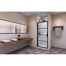 Zitta Canada DMT3200ASTA76 - Materia 32'' door alcove black clear and black frame