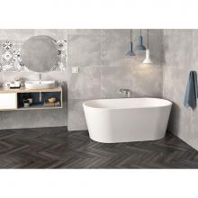 Zitta Canada TEP6732FA001 - Espa freestanding white tub 66 3/4 x 31 1/2 x 24 chrome