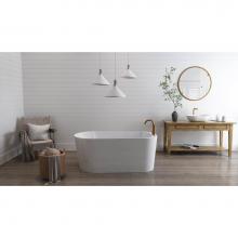 Zitta Canada TVL5931FA001E - Vela white tub 59 x 31 3/8 x 23 5/8 Elevation System