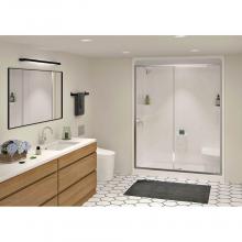 Zitta Canada SHRXE6036AASRTW - Xtensa One Piece Shower 60'' X 36'' With R/H Seat With Dome