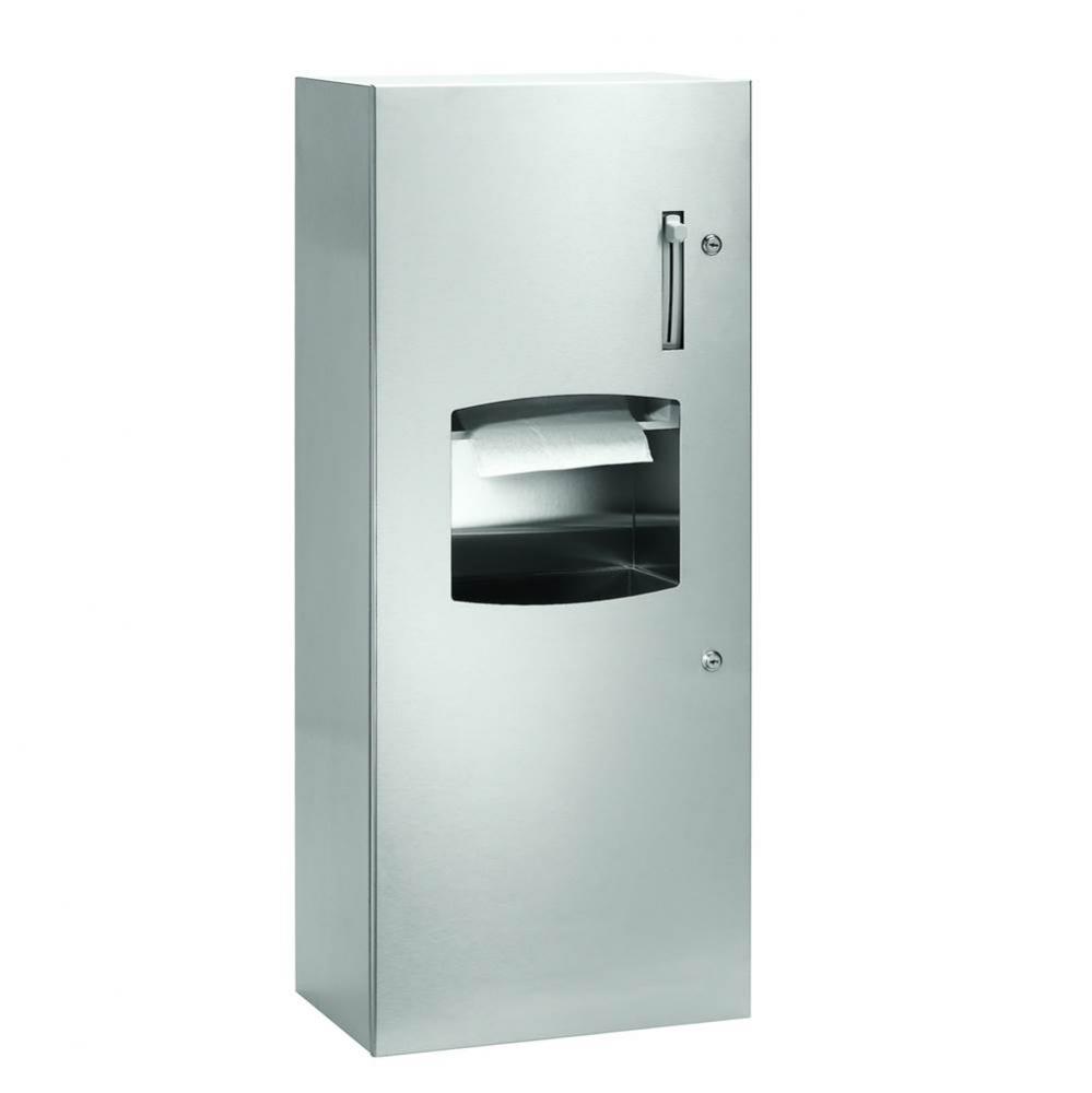 Towel/Waste, 10.5 Gal, Recessed