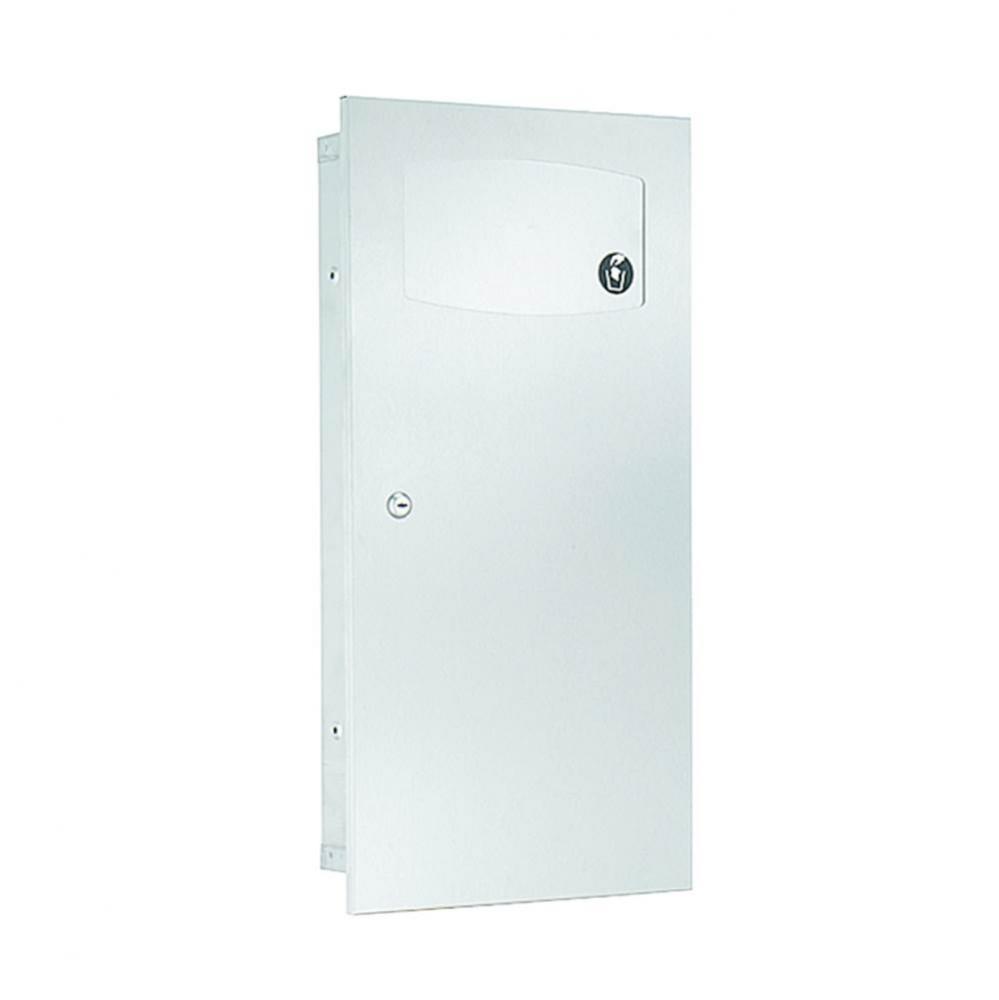 Waste Receptacle, Surf-Mtd, 2.8 Gal