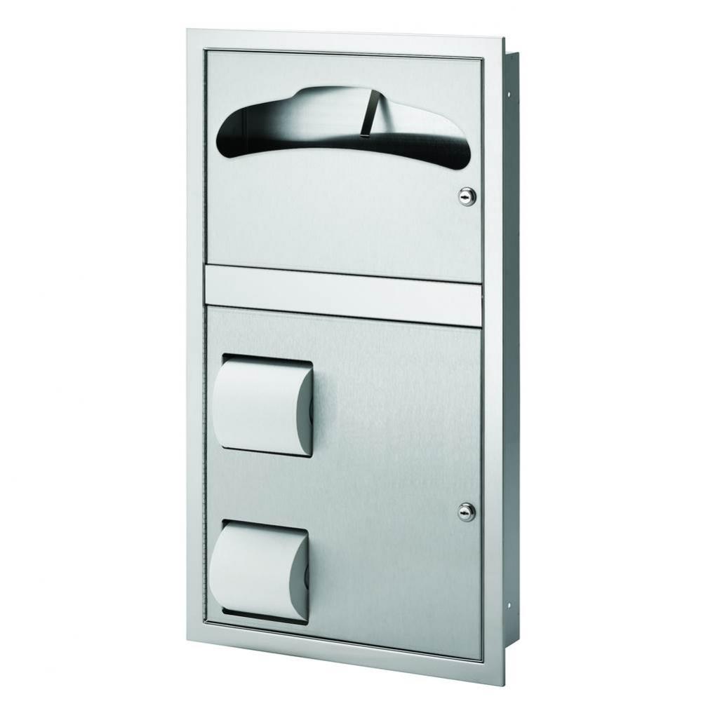 COMBI-UNIT-SEMI-RECESSED-SEAT COVER and DUAL TP DISP