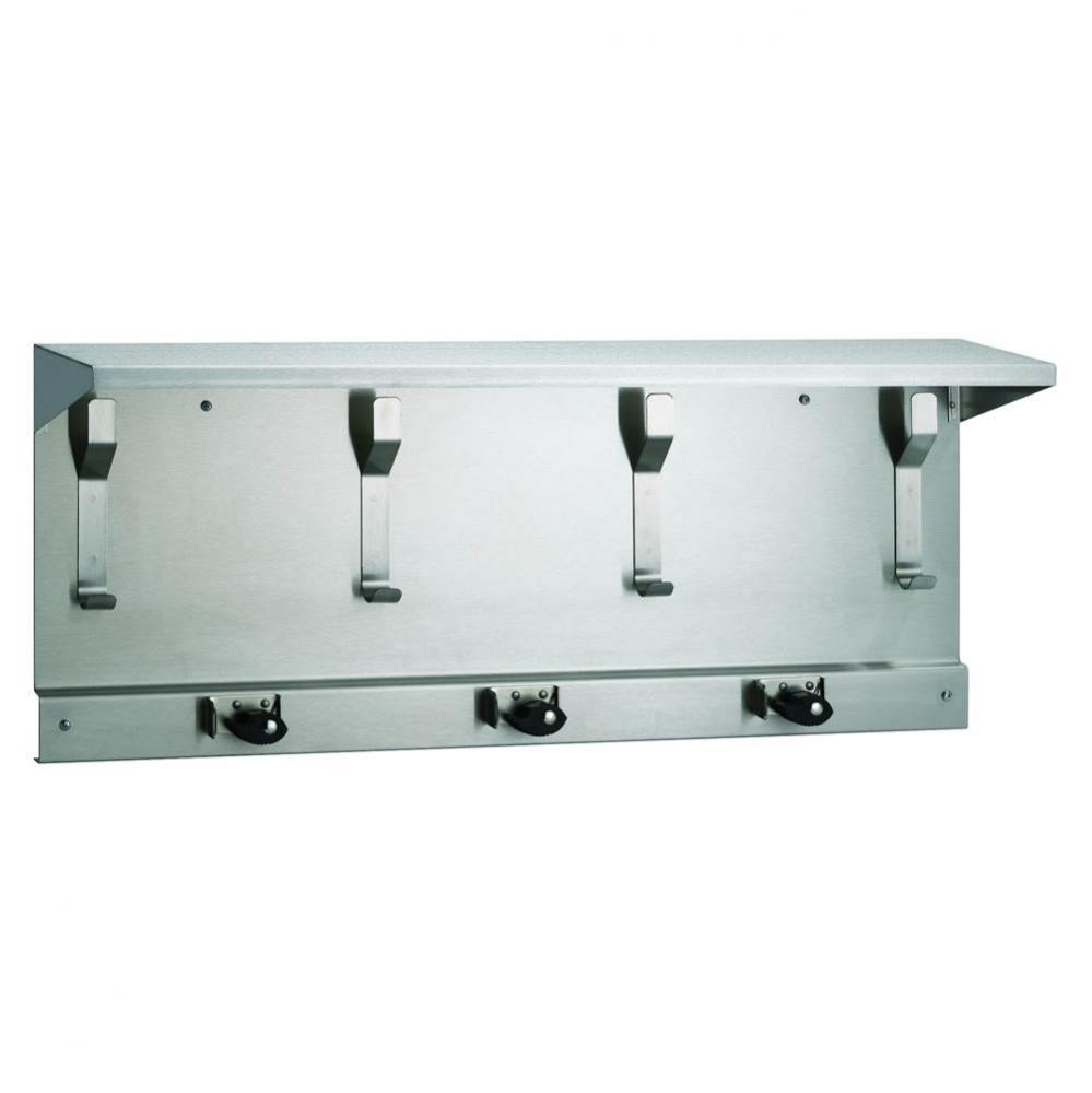 Utility Shelf w/Mop and Broom Holder