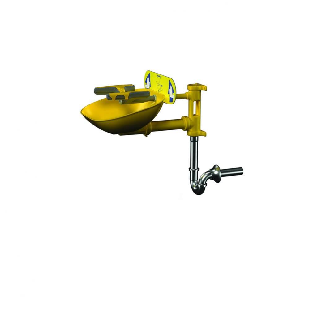 Halo Eye-Face Wash, Plastic Bowl, with Tailpiece andamp; P-Trap