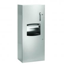 Bradley 2277-000000 - Towel/Waste, 10.5 Gal, Recessed