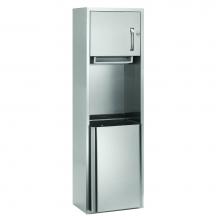 Bradley 227-000000 - Towel/Waste, 18 Gal, Rec