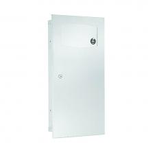 Bradley 3257-110000 - Waste Receptacle, Surf-Mtd, 2.8 Gal