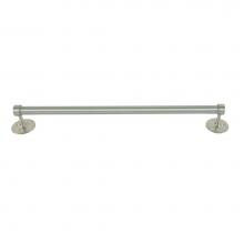 Bradley 908-120000 - Towel Bar, Satin SS, Surface Mt