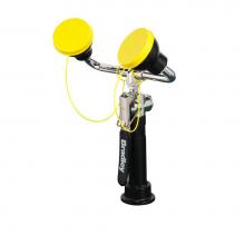 Bradley S19-465EFW - Deck-Mounted Hand-Held Hose Spray with Dual Angled Sprayheads