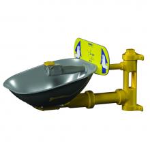 Bradley S19224BZ - European and Australian Halo Eyewash, Stainless Steel Bowl