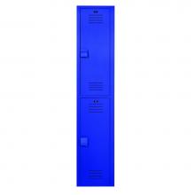 Bradley LK1215602HV-203 - Locker 12in.W 15in.D 60in.H, 2-Tier