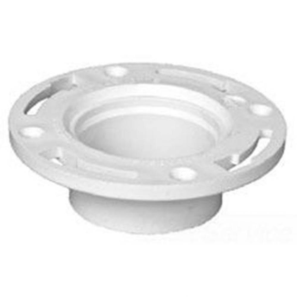 PVC 00815 DWV 4X4 / 4X3 FLUSH CLOSET FLANGE
