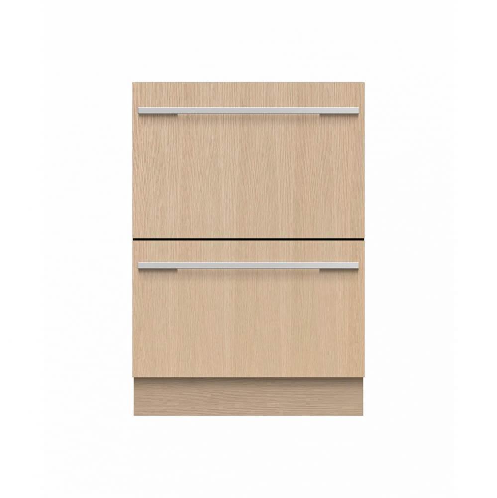 Double DishDrawer Dishwasher, 14 Place Settings, Panel