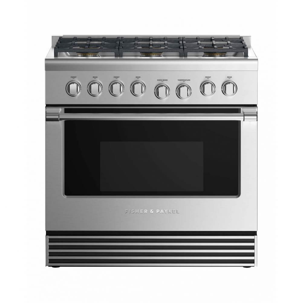Dual Fuel Range , 6 Burners