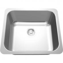 Franke Commercial Canada UCS6808P-1 - Undermount sinks - Single undermount sink, 18 gauge