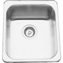 Franke Commercial Canada S6408-1 - Single Compartment Topmount Sinks - Single, no ledge, 20 gauge