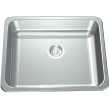 Franke Commercial Canada S6108P-1 - Single Compartment Topmount Sinks - Single, no ledge, 18 gauge