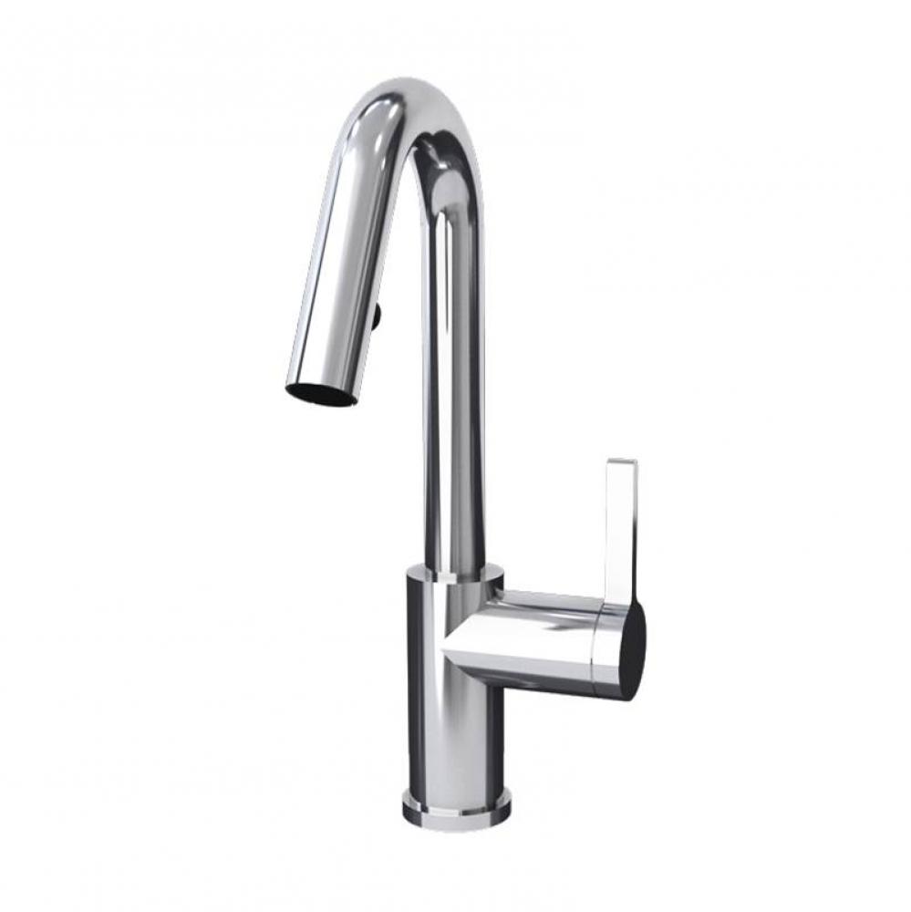 Loft Kitchen Faucet 2 Jets Hand Spray Chrome