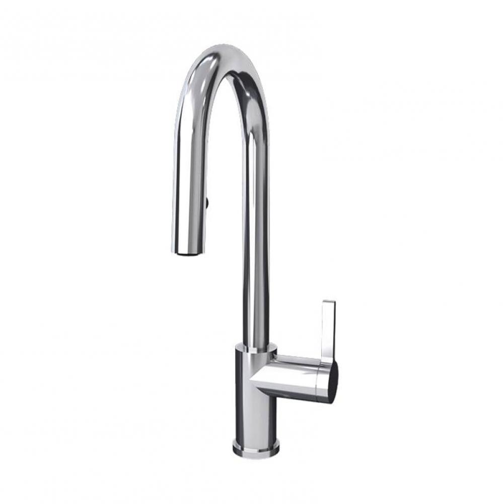 Loft Kitchen Faucet 2 Jets Hand Spray Chrome