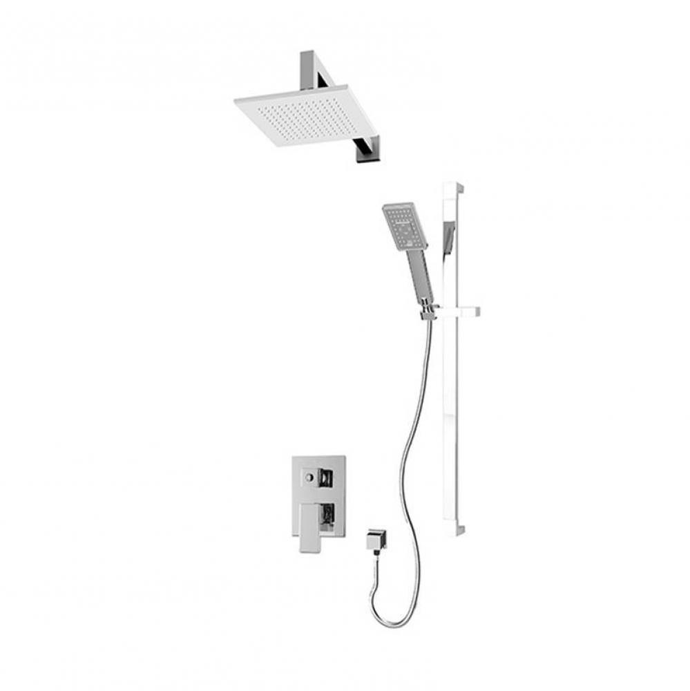 Quatro 1/2'' P. Bal. Shower Set Chrome