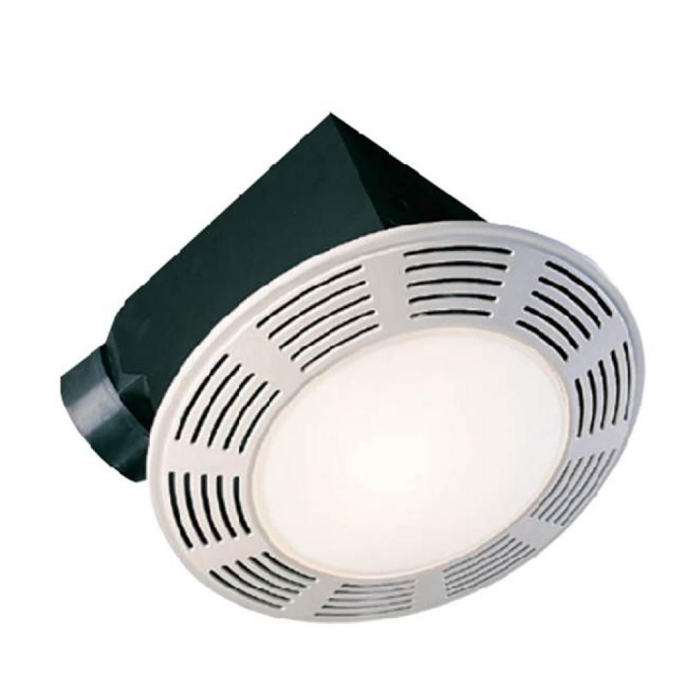 100 cfm Decorative Exhaust Fan with Max 100 W Incandescent Light
