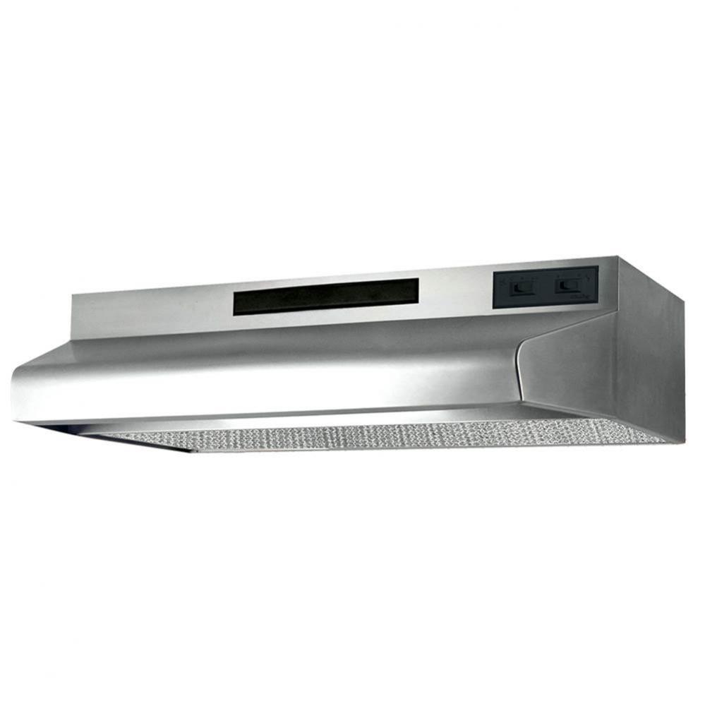 24'' Stainless Steel Variable Speed Control, LED Lighting