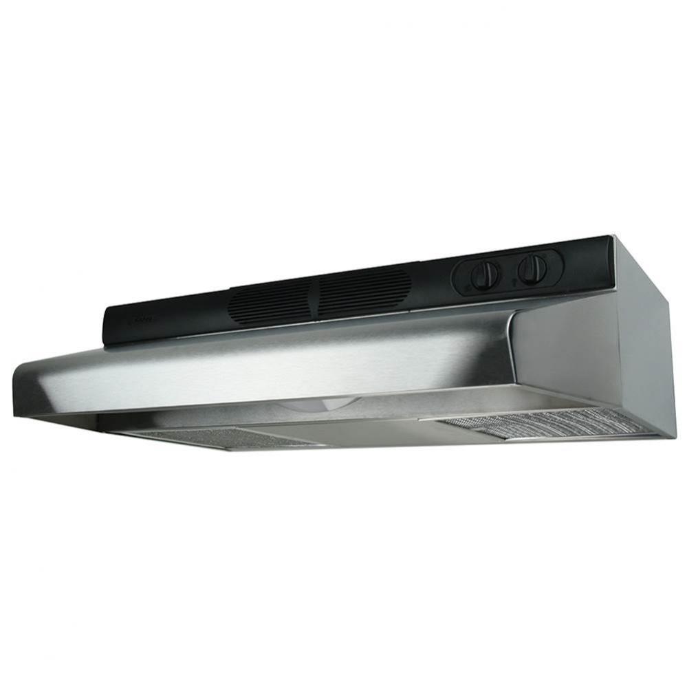 36'' Stainless Steel Variable Speed Control, LED Lighting