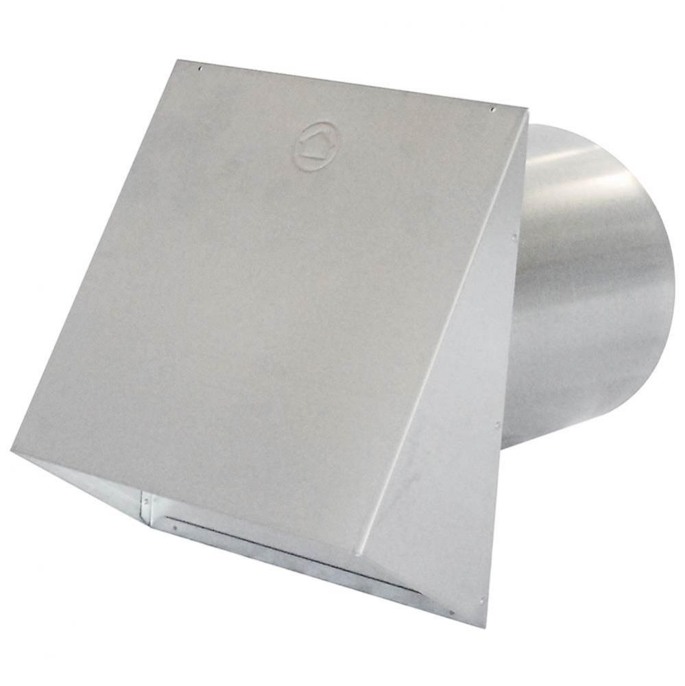 6'' Round Galvanized Steel Wall Cap with Damper