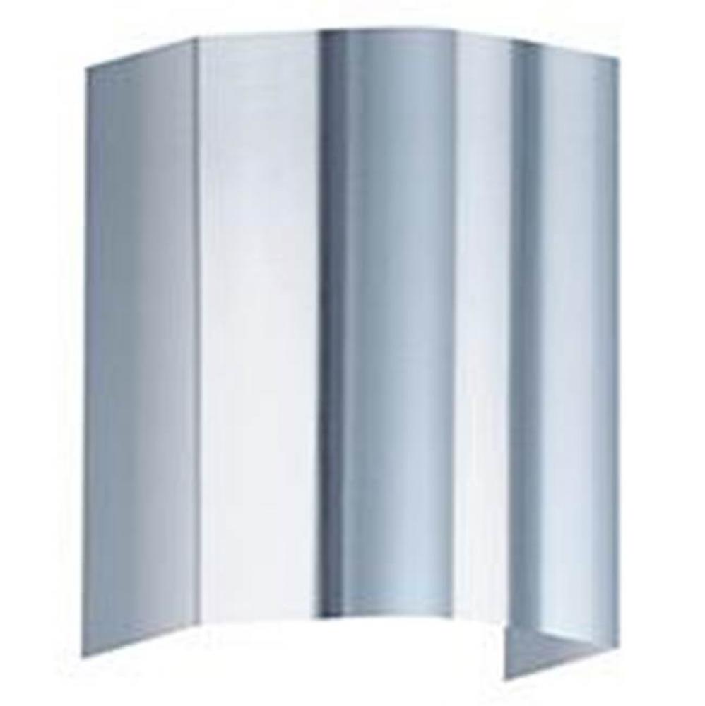 Barcelona Wall Mounted Range Hood 33.5'' High, Stainless Steel Chimney Extension